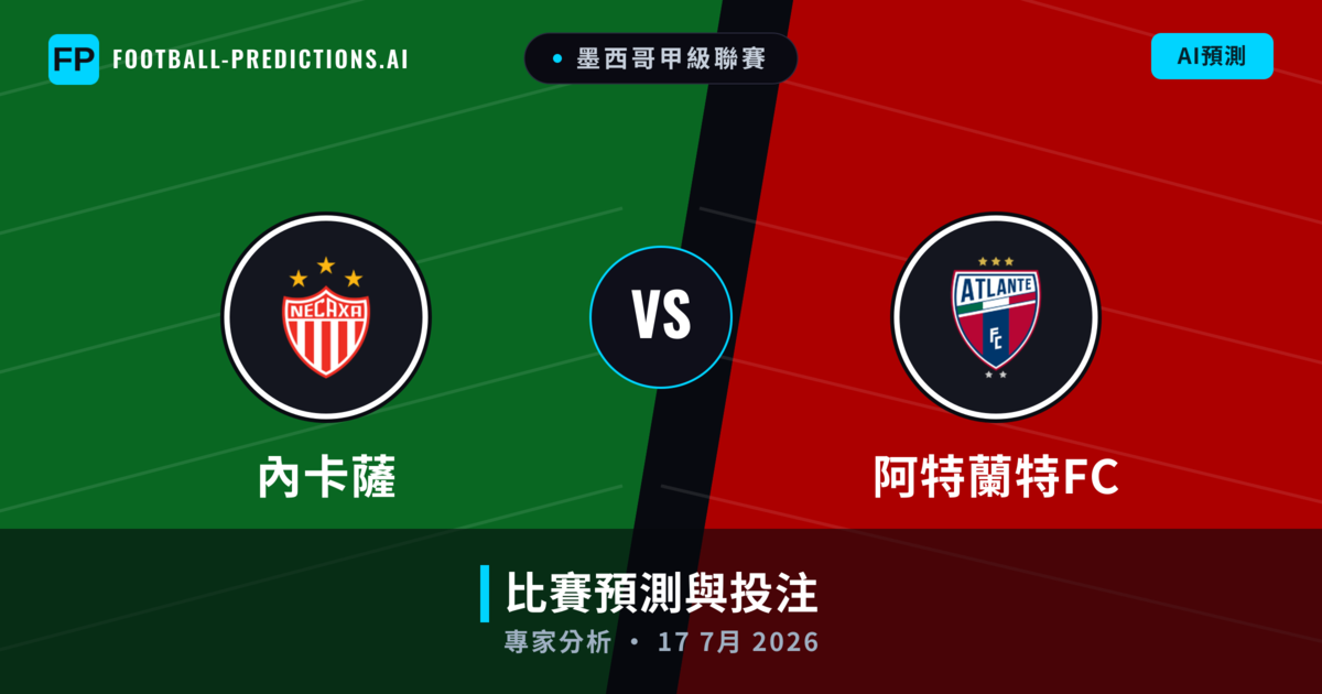 內卡薩 vs 阿特蘭特FC — 比赛预测和前瞻