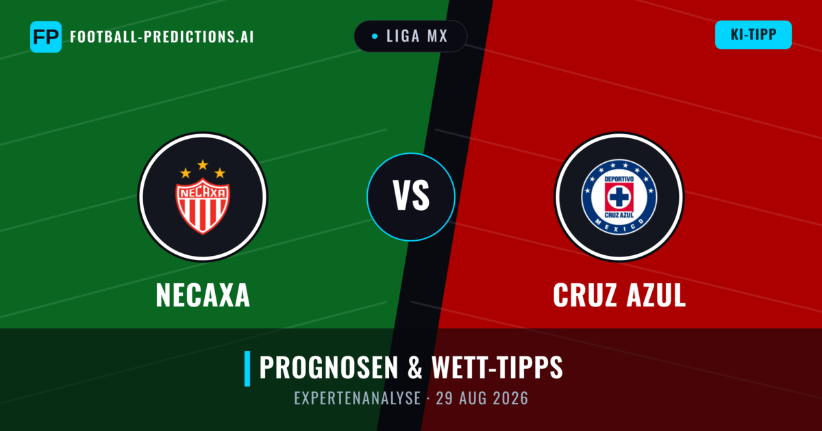 Necaxa vs Cruz Azul — Prognose und Spielvorschau