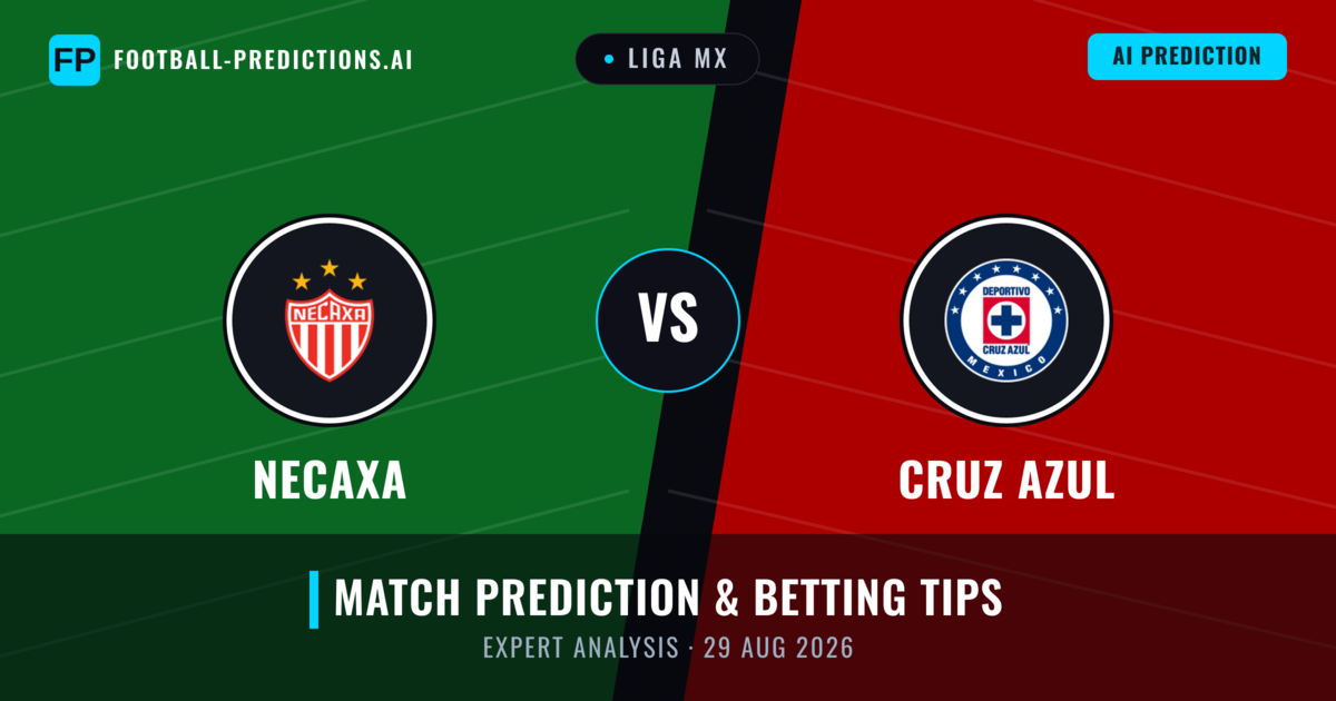 Necaxa vs Cruz Azul — match prediction & preview