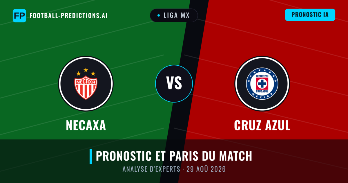 Necaxa vs Cruz Azul — pronostic et avant-match