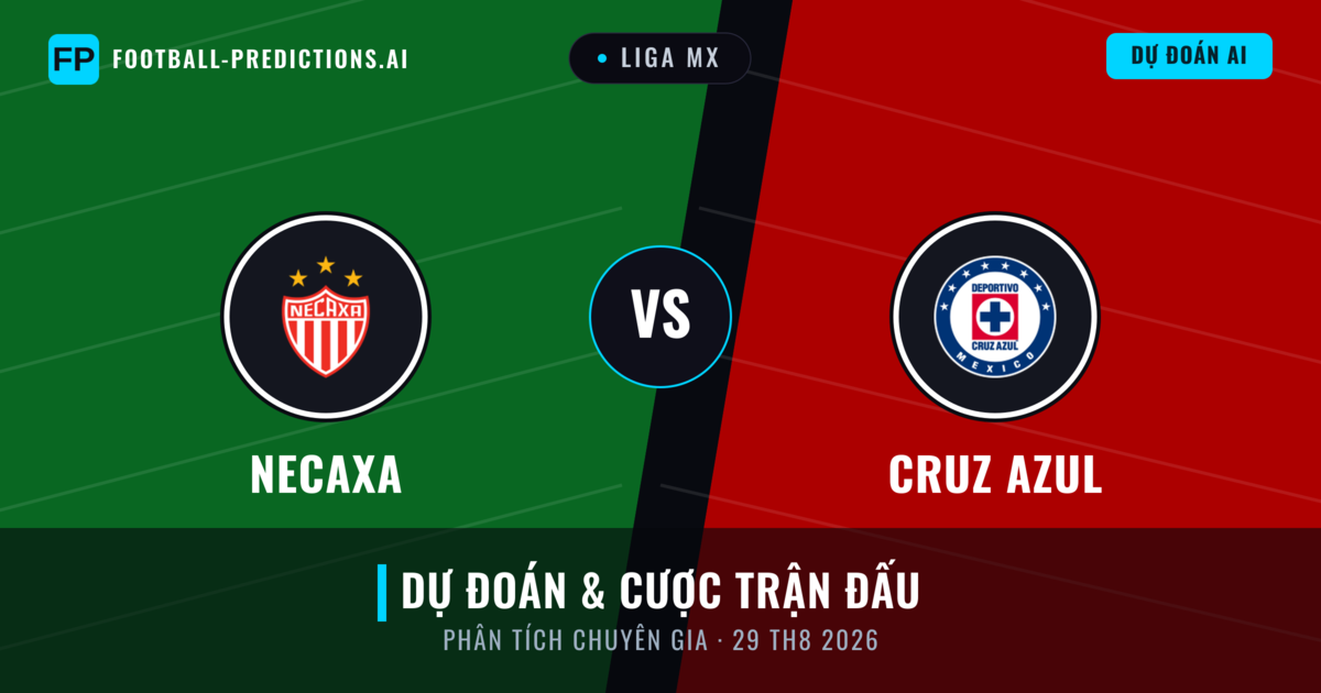Necaxa vs Cruz Azul — dự đoán và xem trước trận đấu