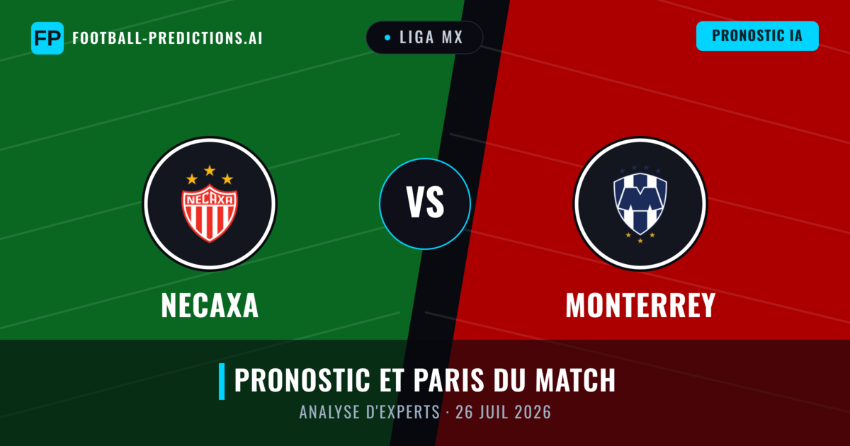Necaxa vs Monterrey — pronostic et avant-match