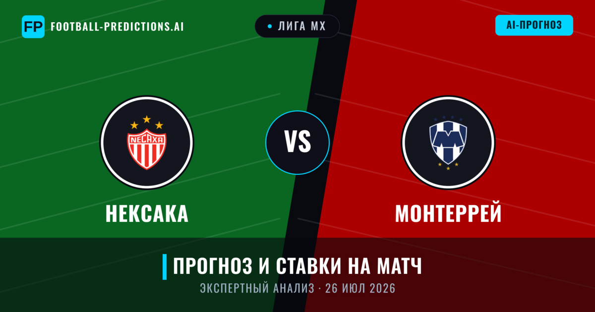 Нексака – Монтеррей — прогноз и превью матча