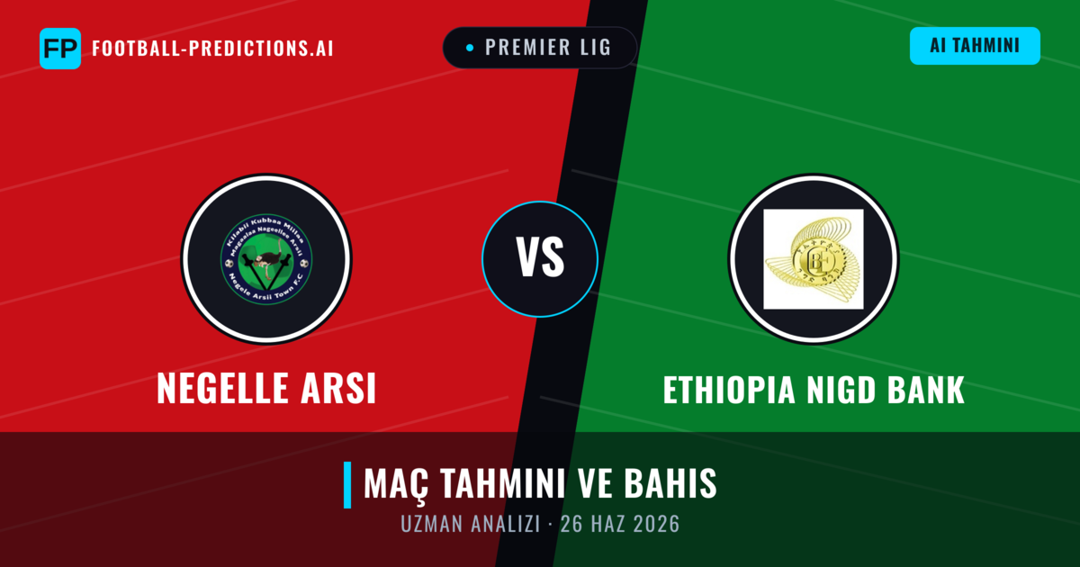 Negelle Arsi - Ethiopia Nigd Bank — maç tahmini ve önizleme