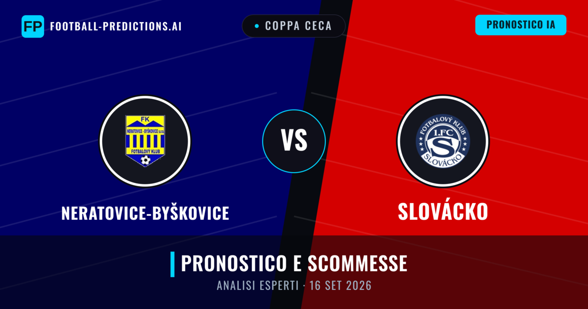 Neratovice-Byškovice vs Slovácko — pronostico e anteprima del match