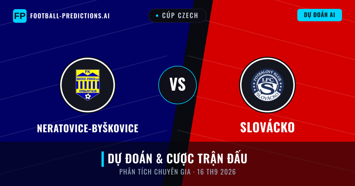 Neratovice-Byškovice vs Slovácko — dự đoán và xem trước trận đấu