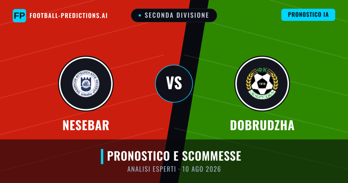 Nesebar vs Dobrudzha — pronostico e anteprima del match