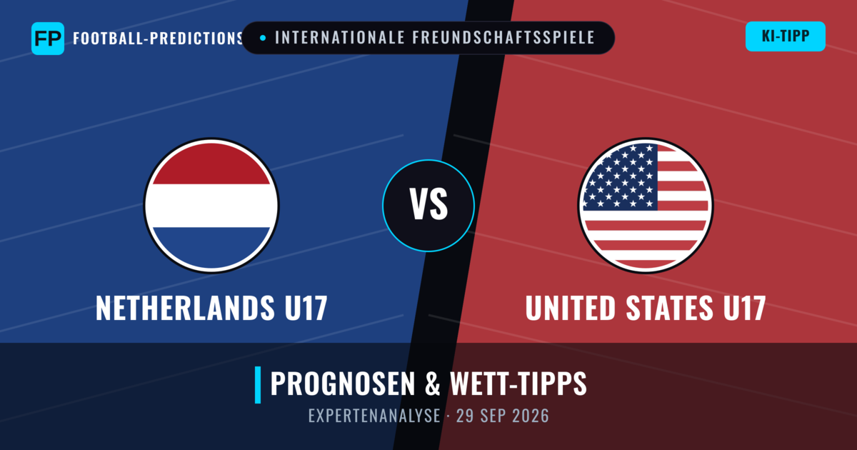 Netherlands U17 vs United States U17 — Prognose und Spielvorschau