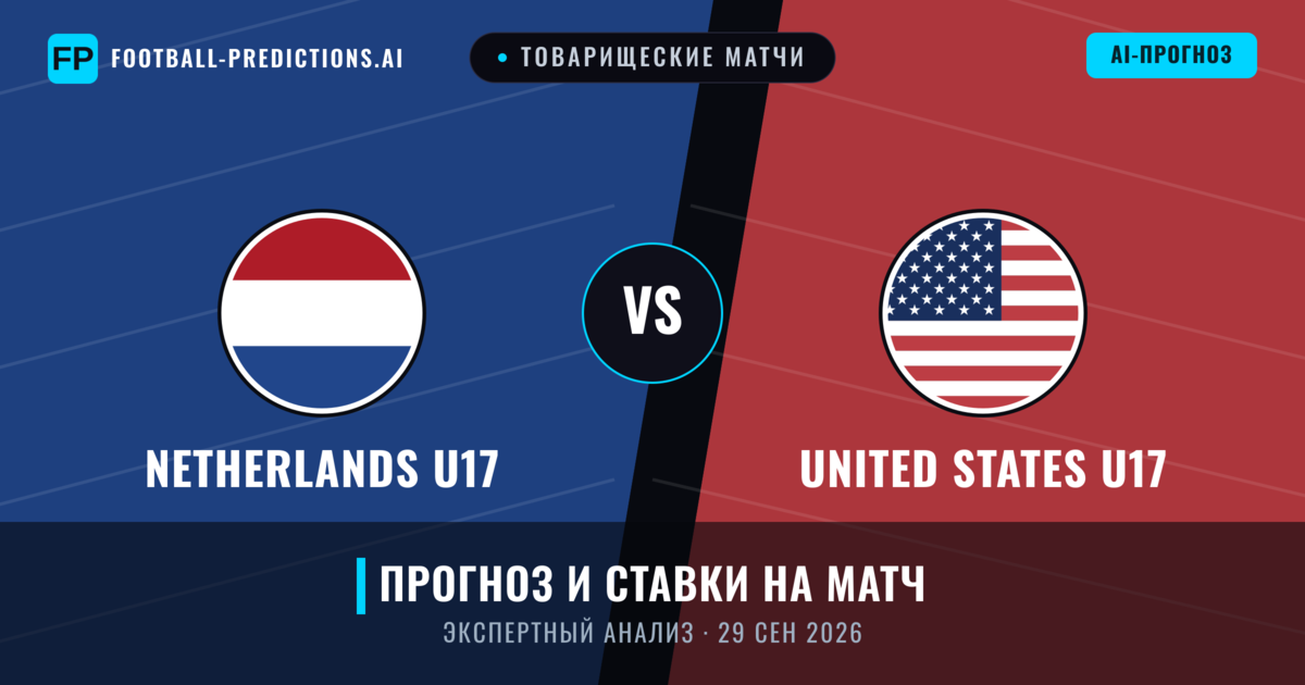 Netherlands U17 – United States U17 — прогноз и превью матча