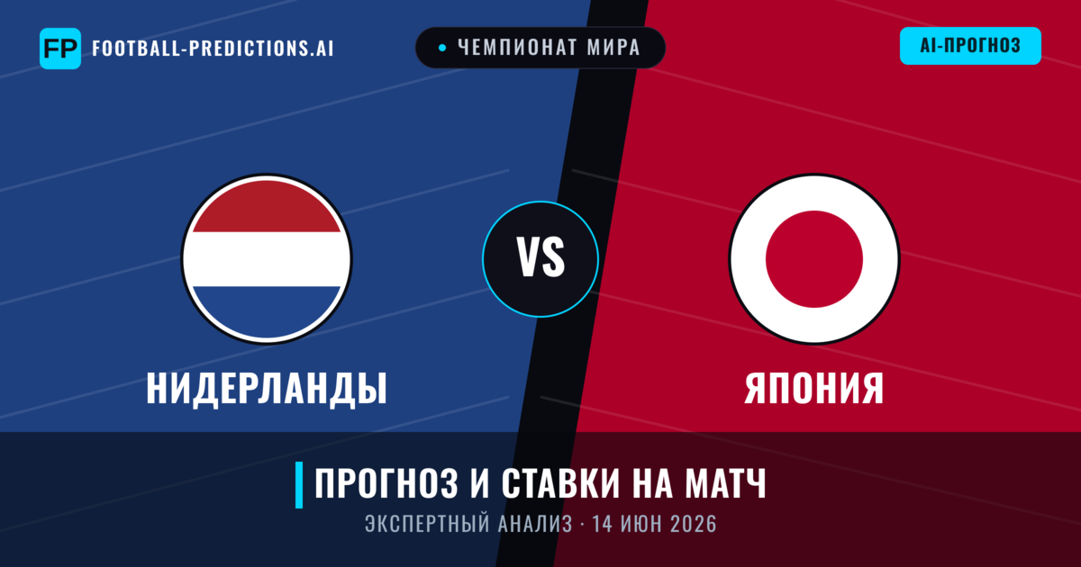 Нидерланды – Япония — прогноз и превью матча