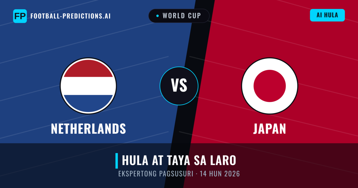 Netherlands vs Japan β hula at preview ng laban