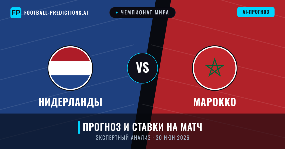 Нидерланды – Марокко — прогноз и превью матча