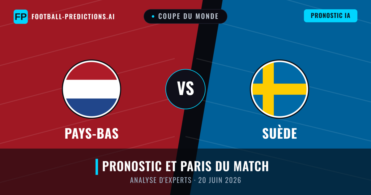 Pays-Bas vs Suède — pronostic et avant-match