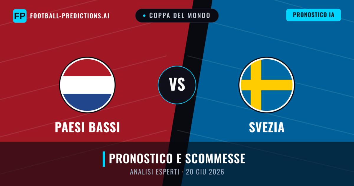 Paesi Bassi vs Svezia — pronostico e anteprima del match