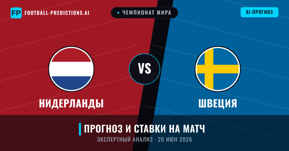 Нидерланды – Швеция — прогноз и превью матча