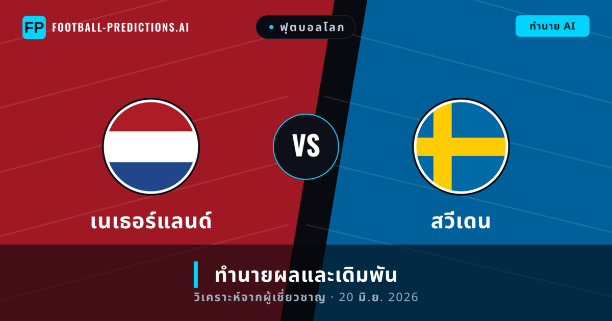 เนเธอร์แลนด์ พบ สวีเดน — ทำนายผลและพรีวิวการแข่งขัน