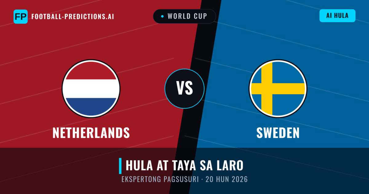 Netherlands vs Sweden β hula at preview ng laban