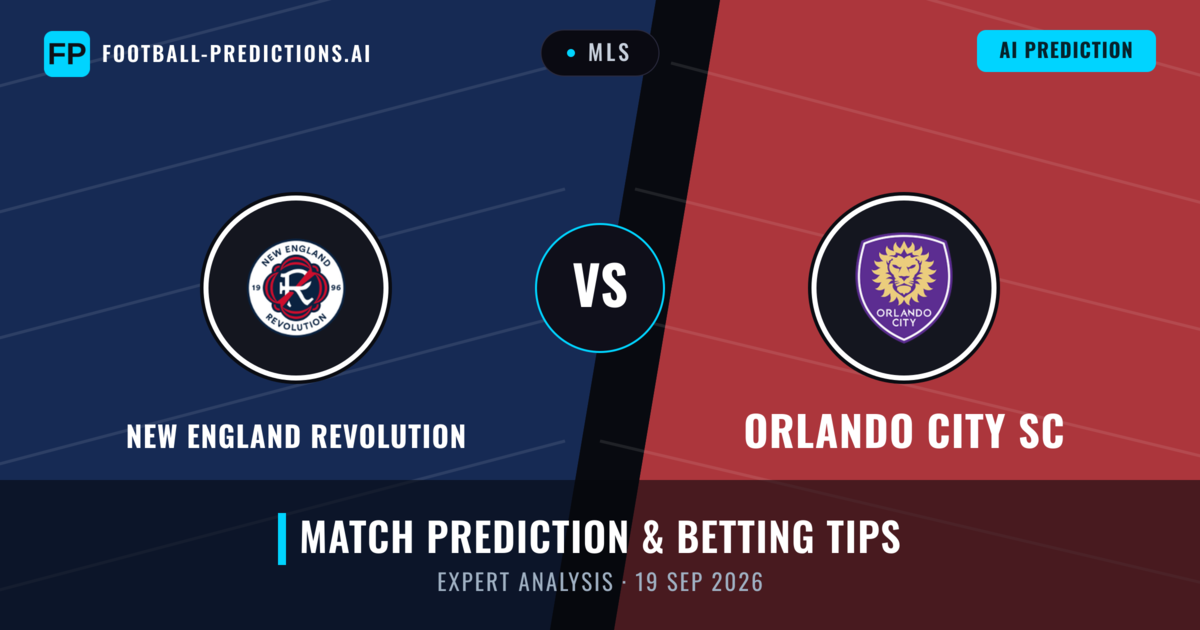 New England Revolution vs Orlando City SC — match prediction & preview