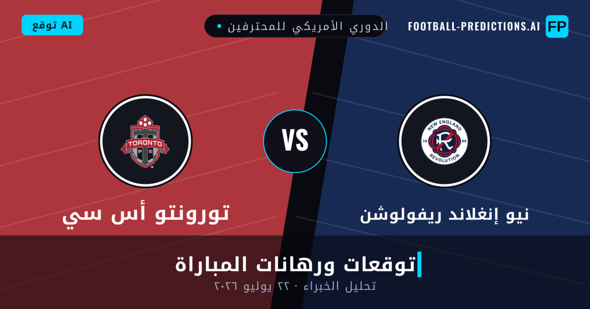 نيو إنغلاند ريفولوشن ضد تورونتو أس سي — توقعات ومعاينة المباراة