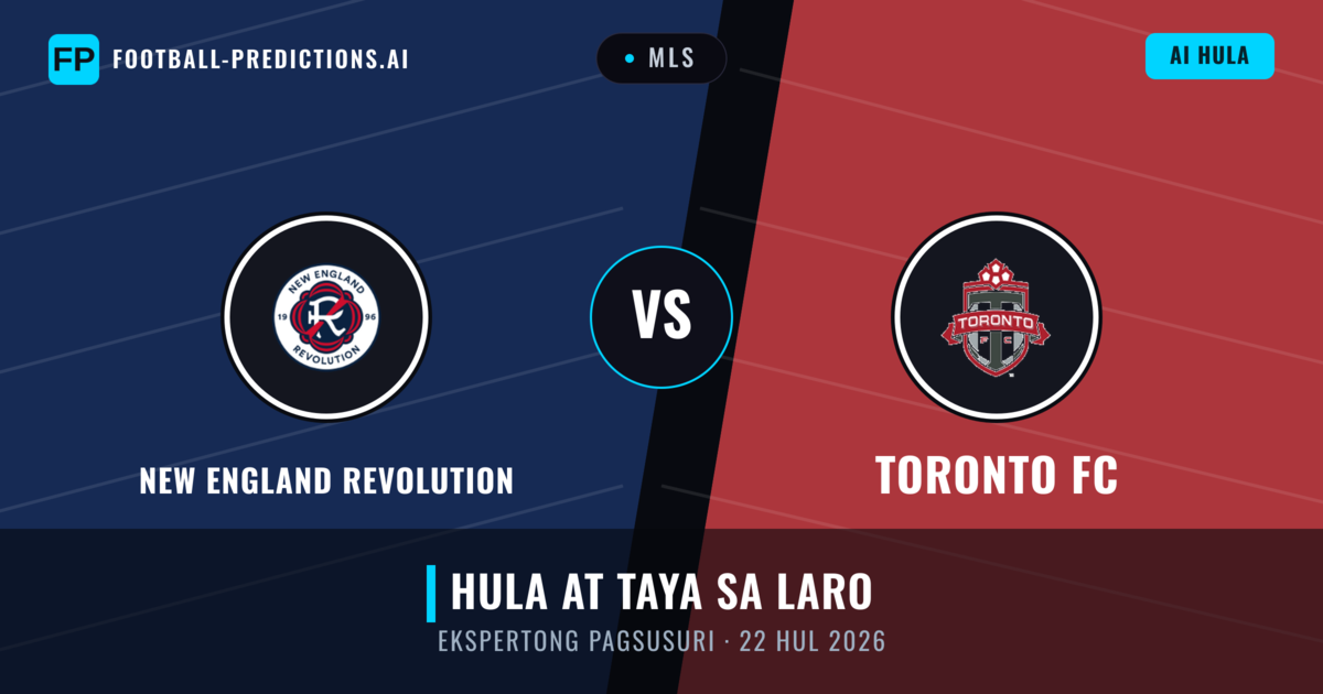 New England Revolution vs Toronto FC — hula at preview ng laban