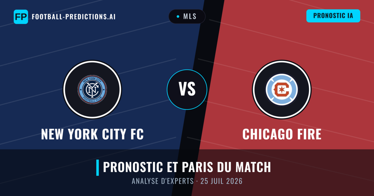 New York City FC vs Chicago Fire — pronostic et avant-match