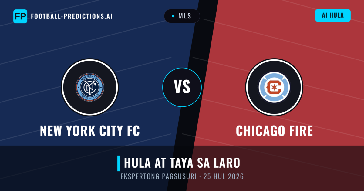 New York City FC vs Chicago Fire — hula at preview ng laban