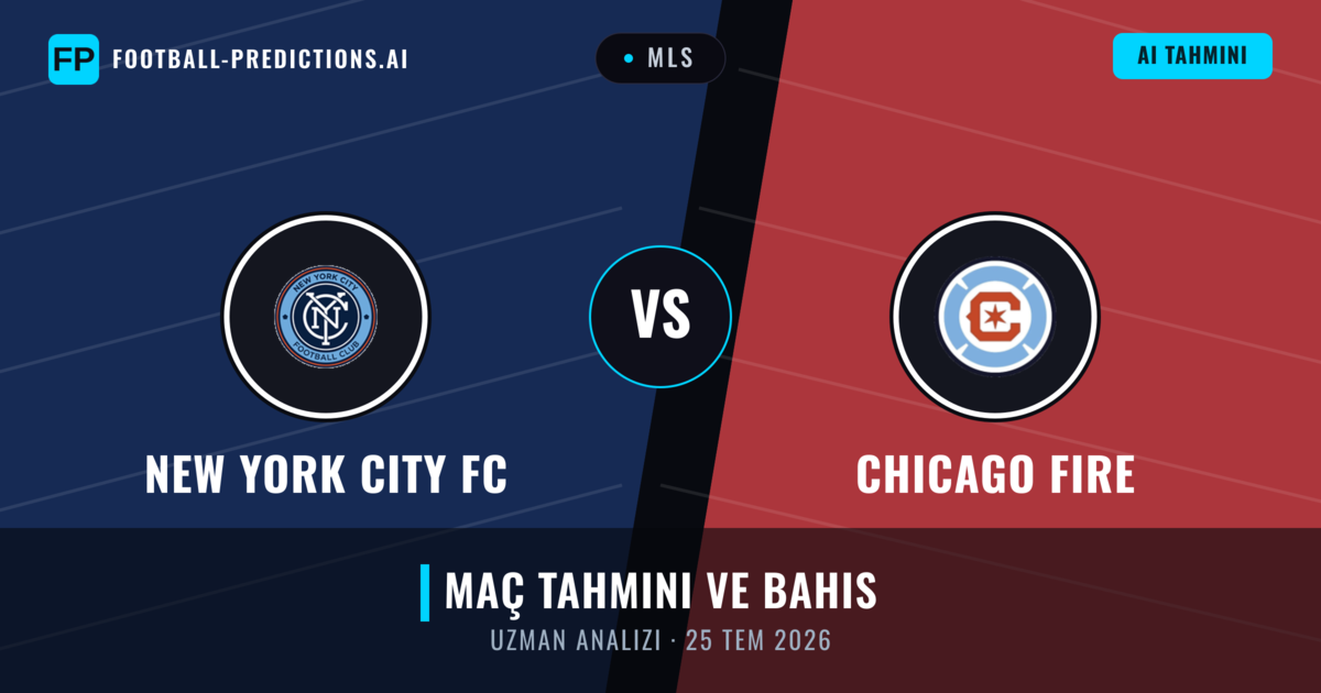 New York City FC - Chicago Fire — maç tahmini ve önizleme