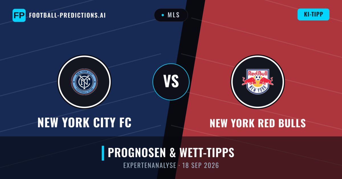New York City FC vs New York Red Bulls — Prognose und Spielvorschau