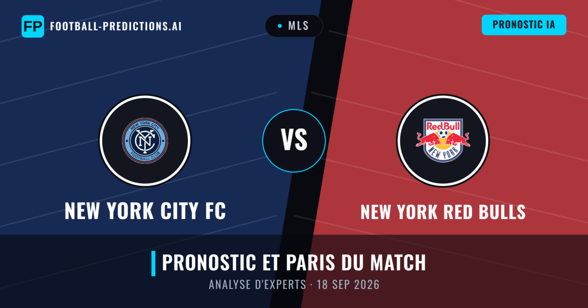 New York City FC vs New York Red Bulls — pronostic et avant-match
