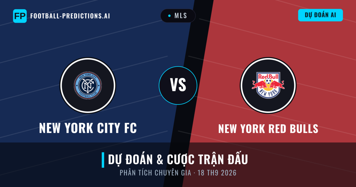 New York City FC vs New York Red Bulls — dự đoán và xem trước trận đấu