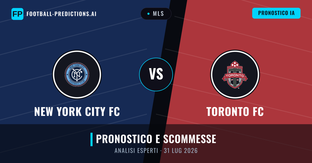 New York City FC vs Toronto FC — pronostico e anteprima del match