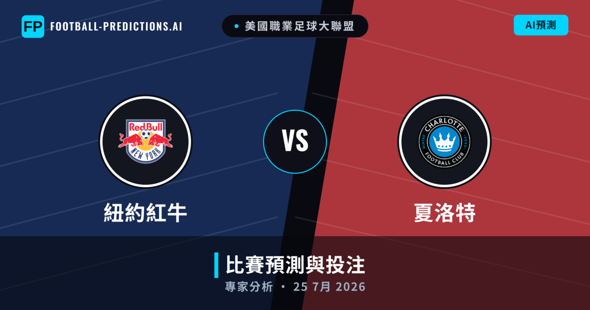 紐約紅牛 vs 夏洛特 — 比赛预测和前瞻