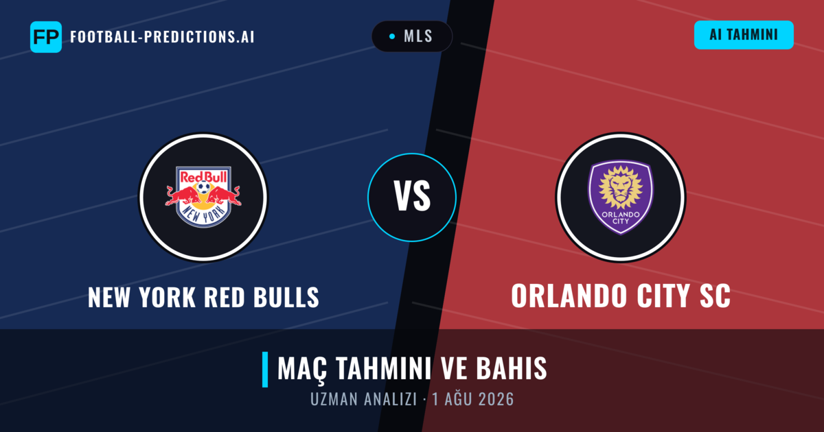 New York Red Bulls - Orlando City SC — maç tahmini ve önizleme