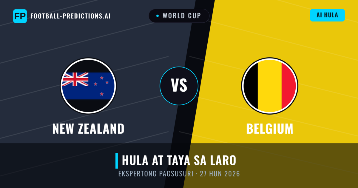 New Zealand vs Belgium — hula at preview ng laban