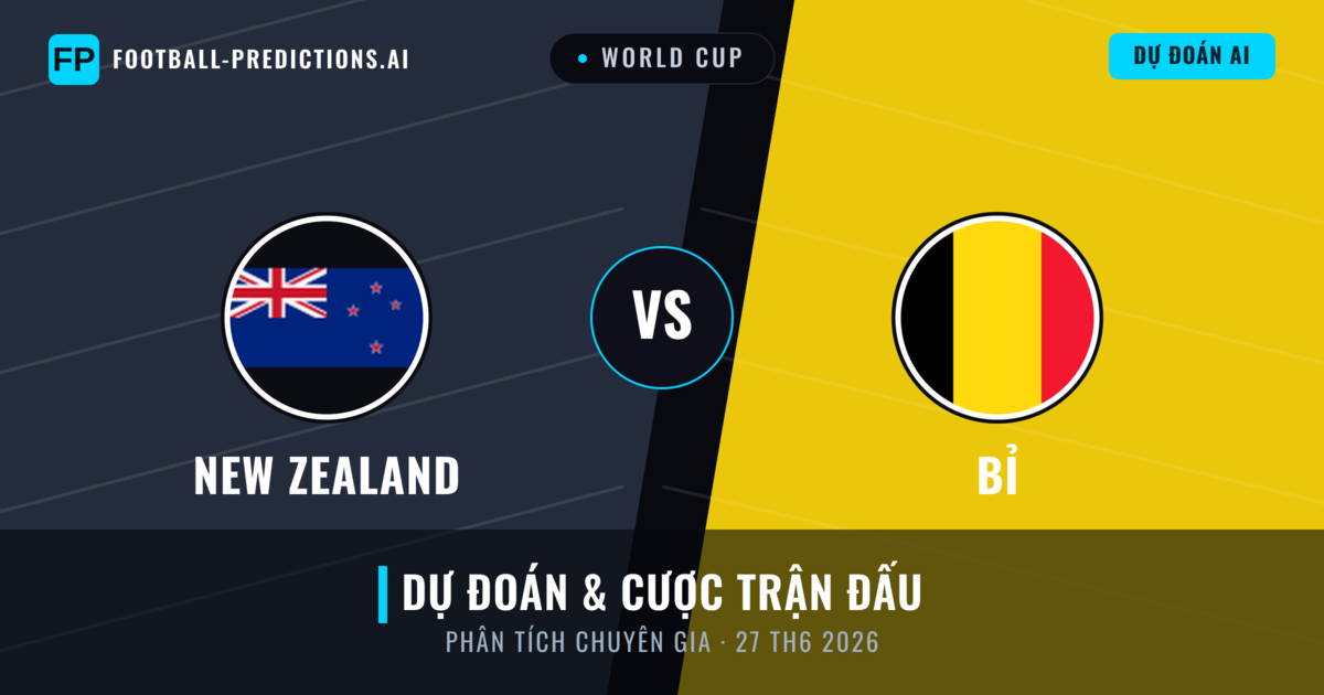 New Zealand vs Bỉ — dự đoán và xem trước trận đấu