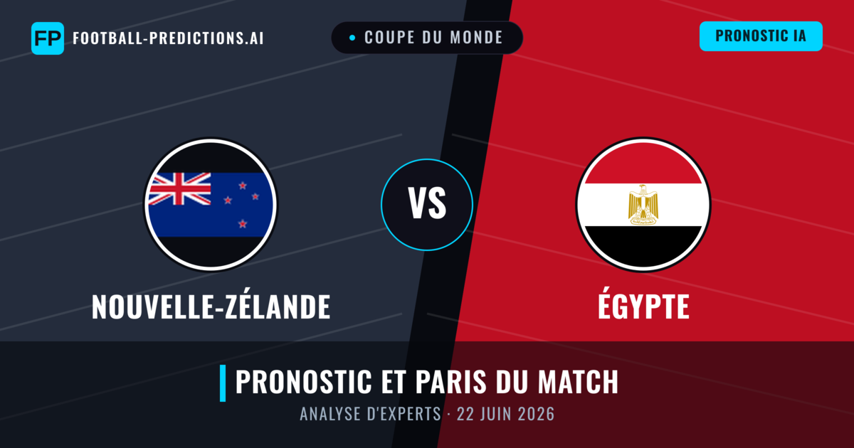 Nouvelle-Zélande vs Égypte — pronostic et avant-match