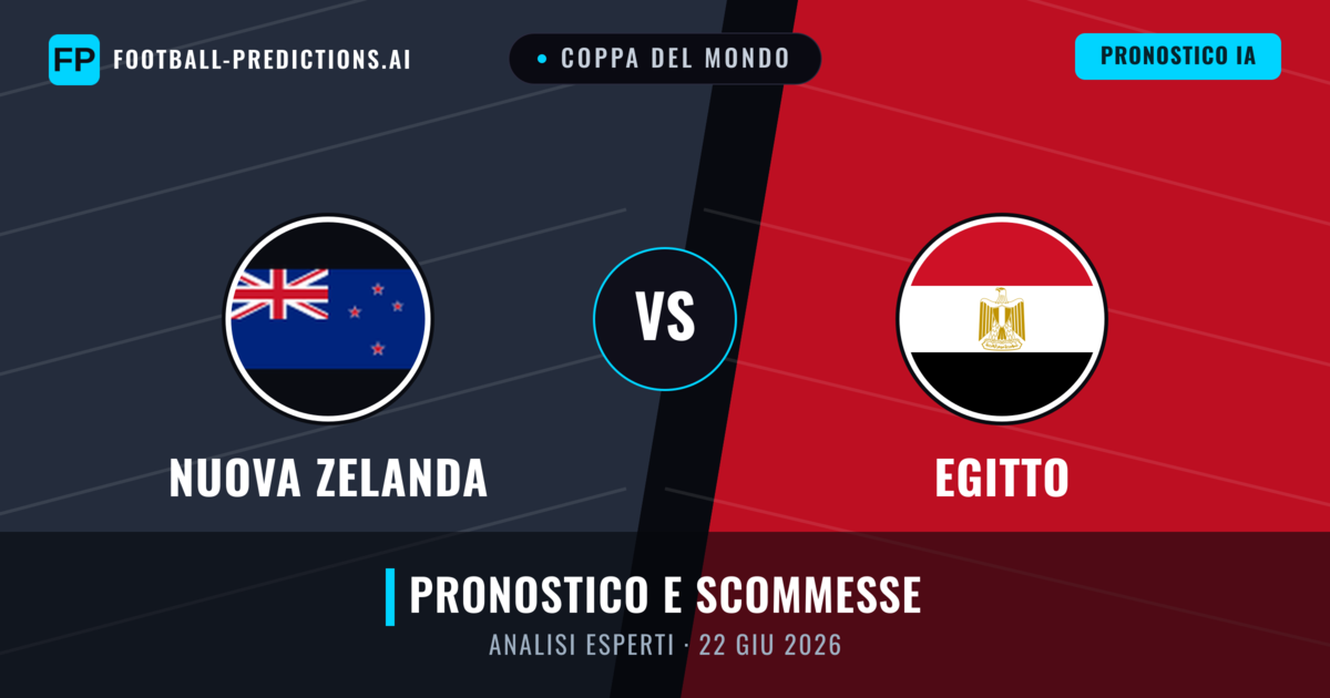 Nuova Zelanda vs Egitto — pronostico e anteprima del match