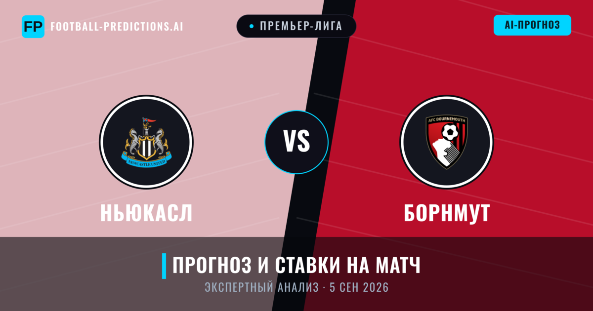 Ньюкасл – Борнмут — прогноз и превью матча