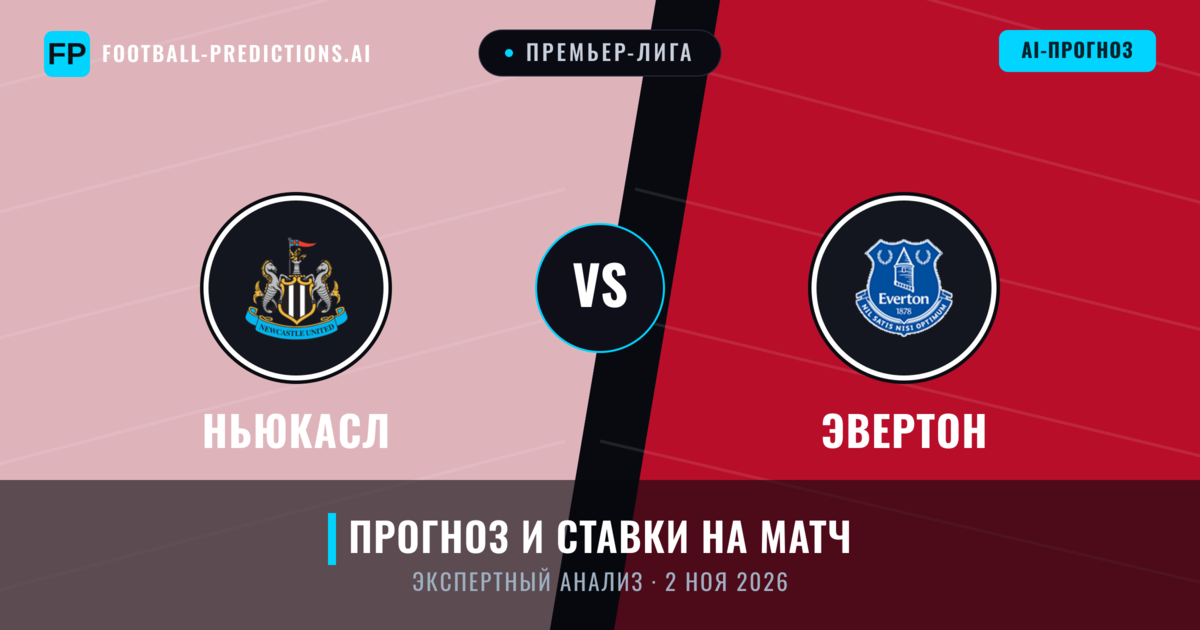 Ньюкасл – Эвертон — прогноз и превью матча