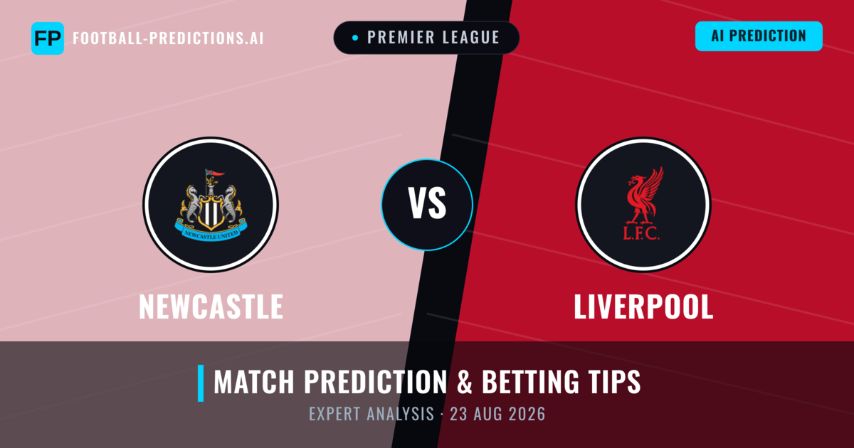 Newcastle vs Liverpool — match prediction & preview