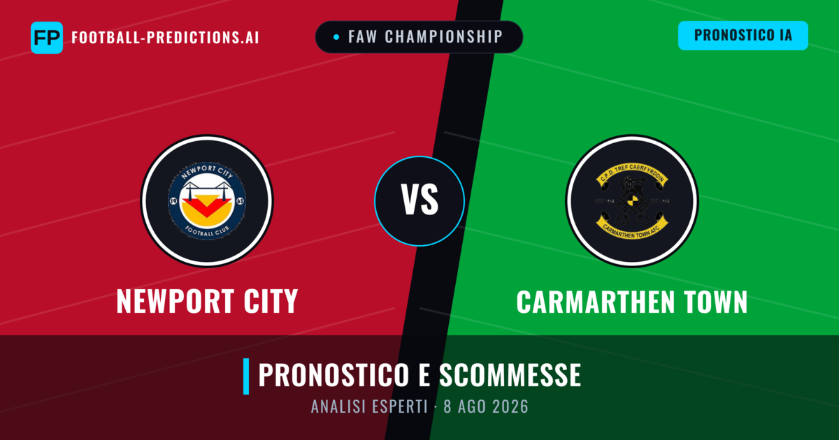 Newport City vs Carmarthen Town — pronostico e anteprima del match