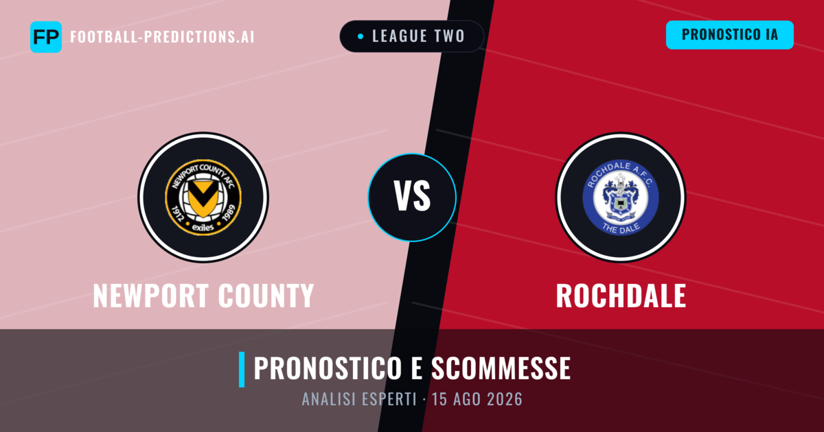 Newport County vs Rochdale — pronostico e anteprima del match