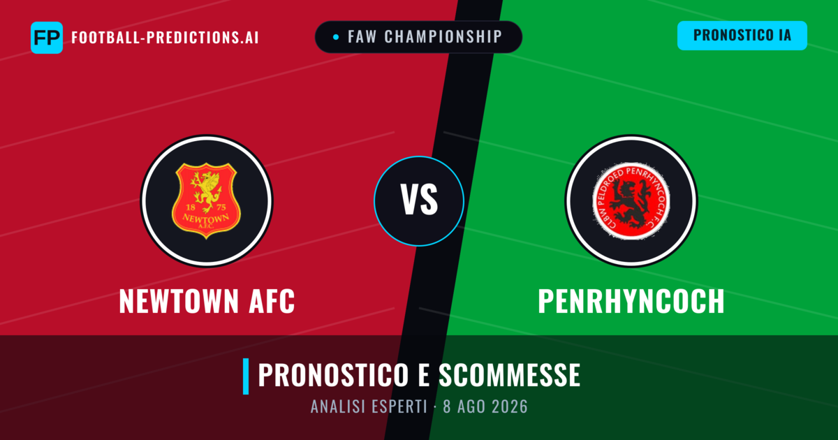 Newtown AFC vs Penrhyncoch — pronostico e anteprima del match