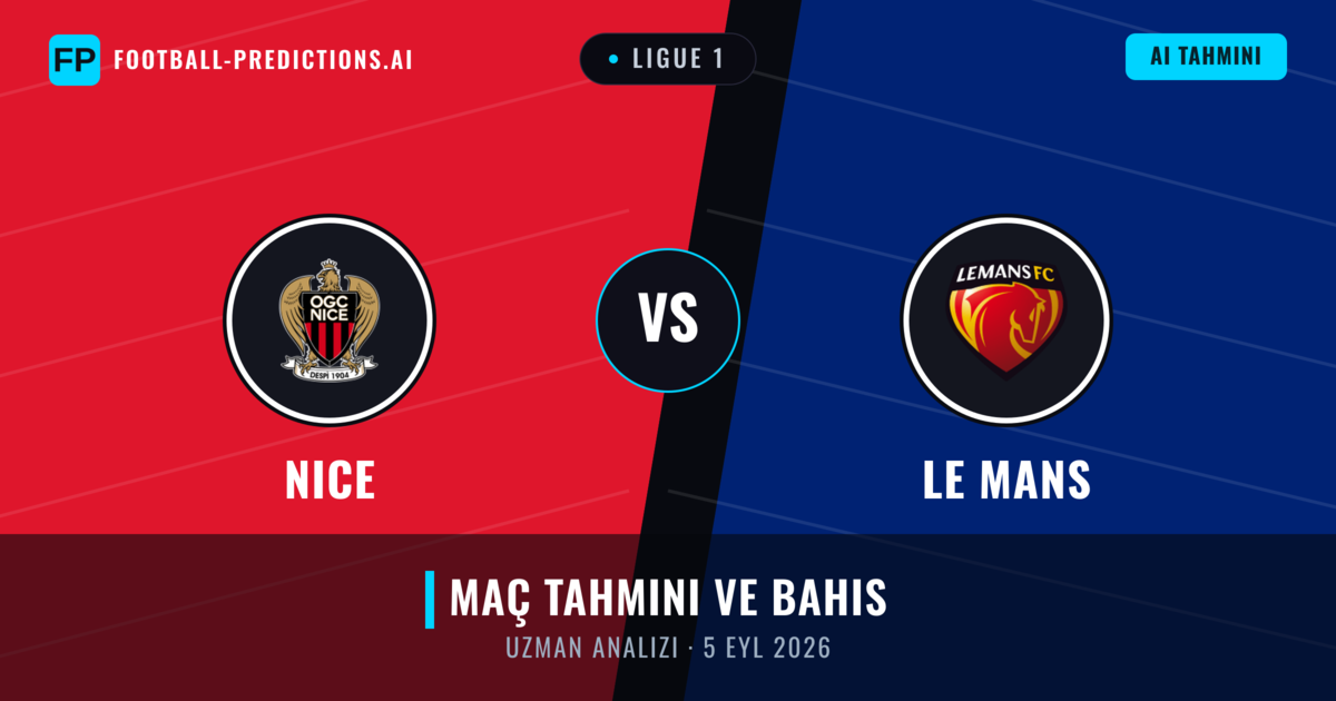 Nice - Le Mans — maç tahmini ve önizleme