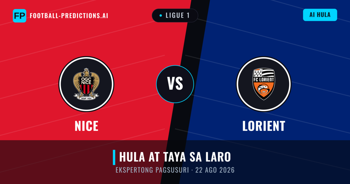 Nice vs Lorient — hula at preview ng laban