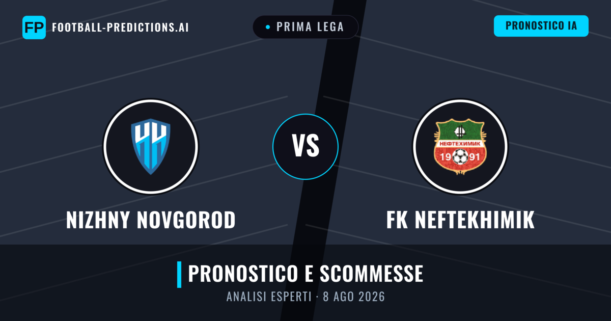 Nizhny Novgorod vs FK Neftekhimik — pronostico e anteprima del match