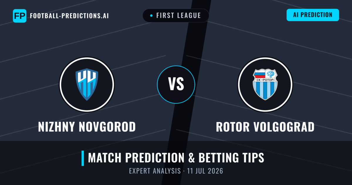 Nizhny Novgorod vs Rotor Volgograd — match prediction & preview