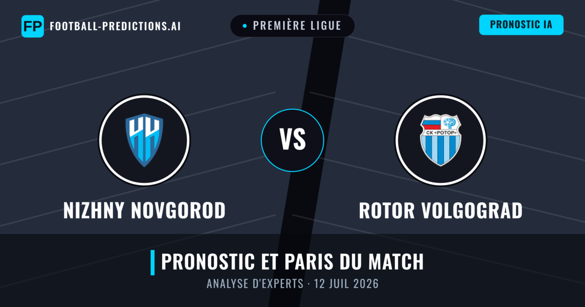 Nizhny Novgorod vs Rotor Volgograd — pronostic et avant-match