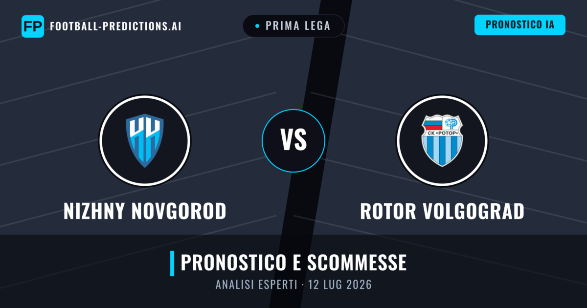 Nizhny Novgorod vs Rotor Volgograd — pronostico e anteprima del match