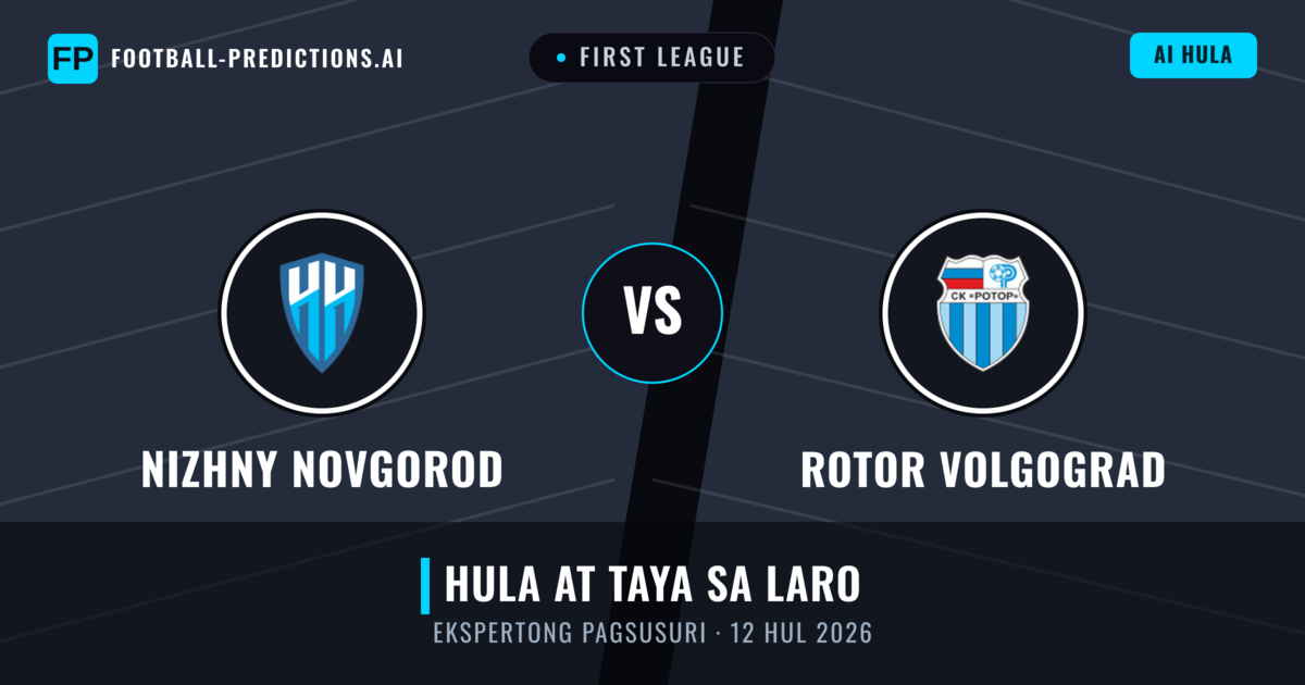 Nizhny Novgorod vs Rotor Volgograd — hula at preview ng laban